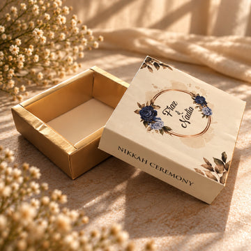 Elegant Floral Nikah Bid Box