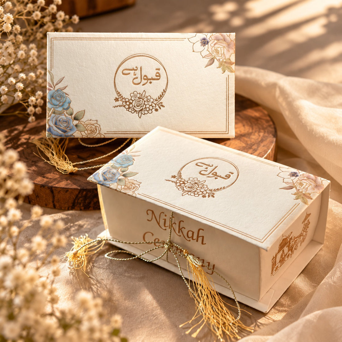 Elegant Nikah Bid Box