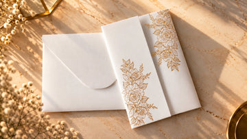 White & Black Acrylic Invitation Card