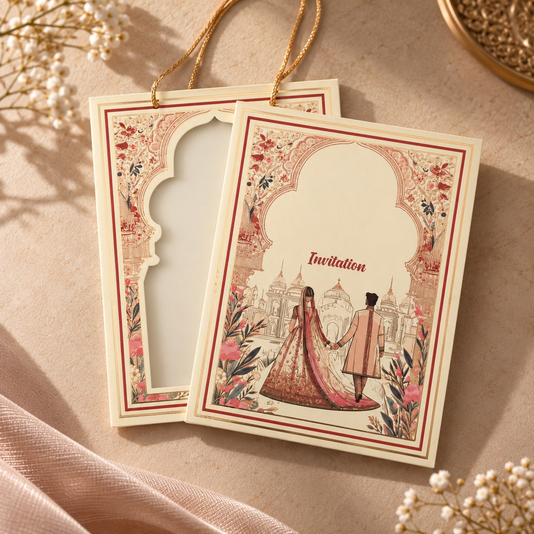 Traditional Wedding invitation