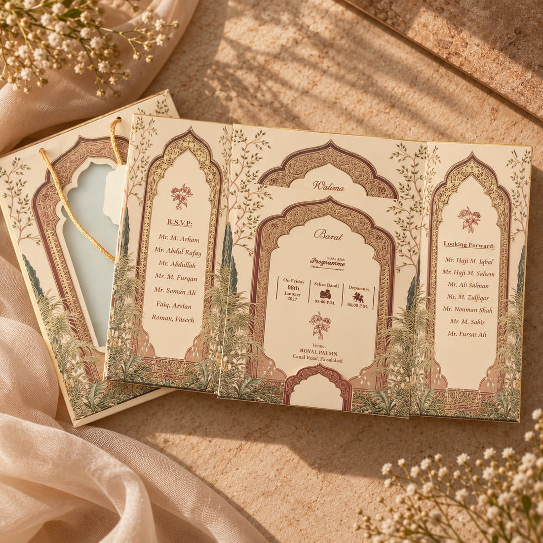 Bride & Groom Inspired Invitation