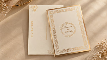 Royal White Invitation