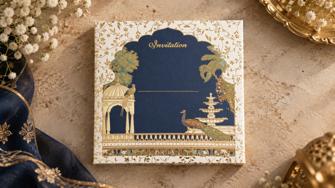 Royal Peacock Garden Invitation