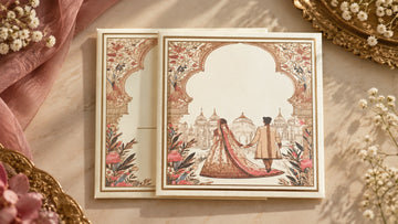 Heritage Floral Wedding Invitation