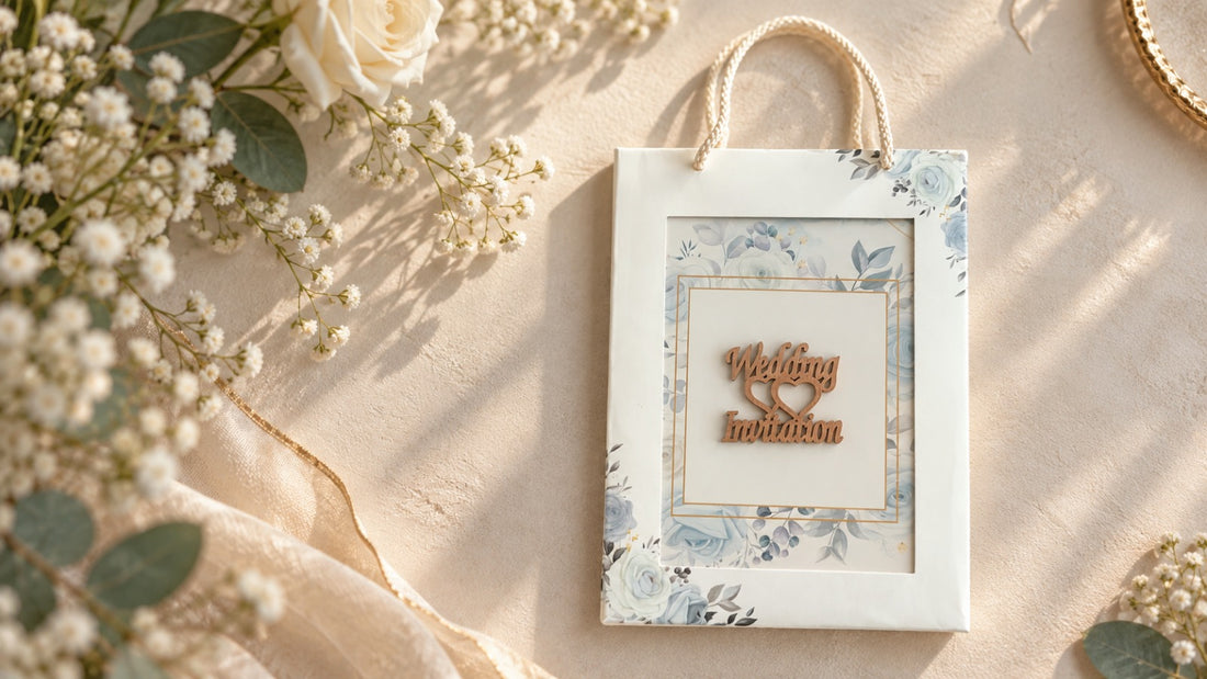 Elegant Floral Wedding Invitation
