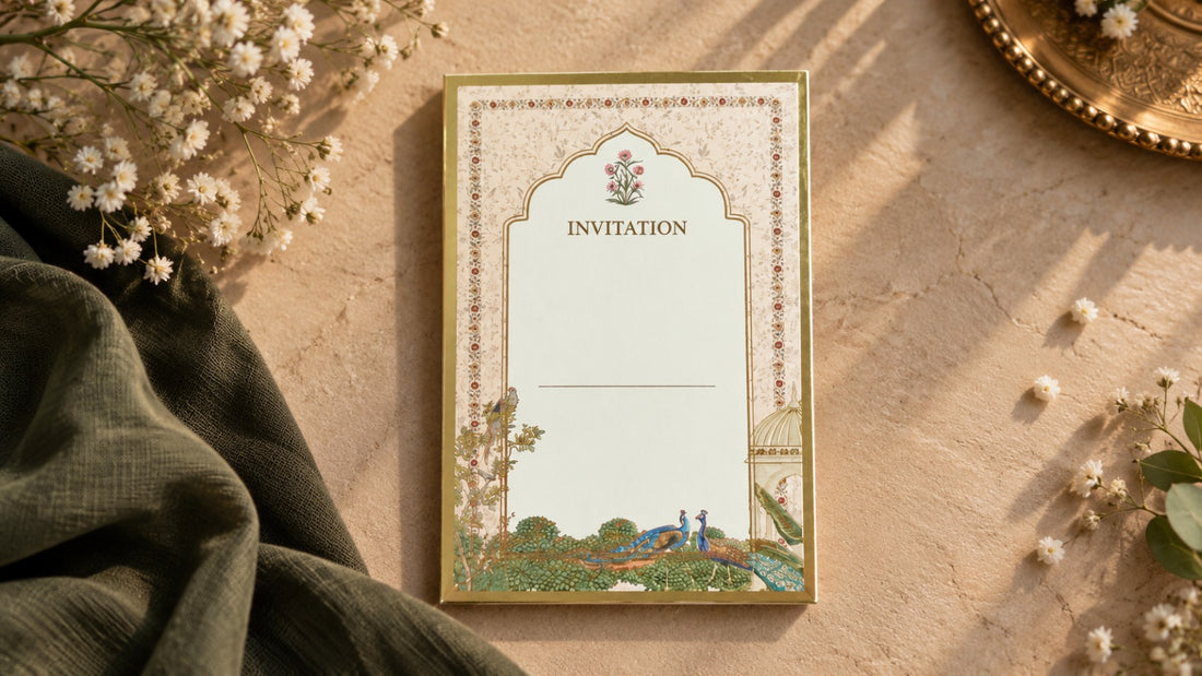 Premium Mughal Inspired Invitation