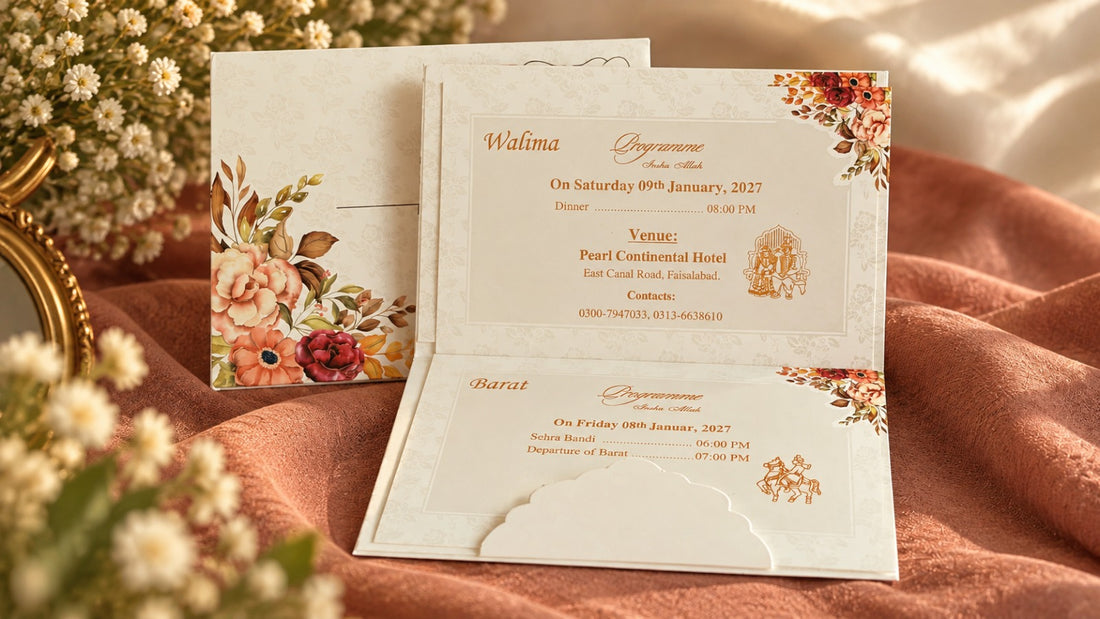 Royal Floral Invitation