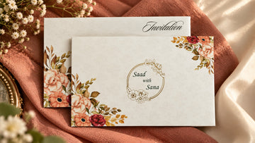 Royal Floral Invitation