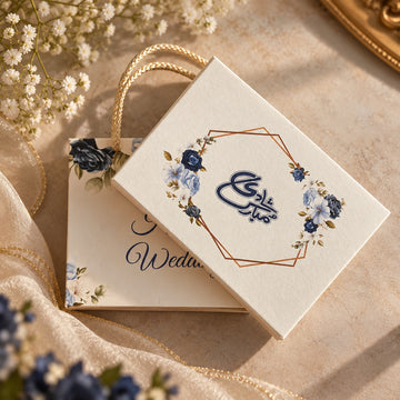Floral Handle Favor Box