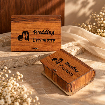 Wooden Wedding Favor Box