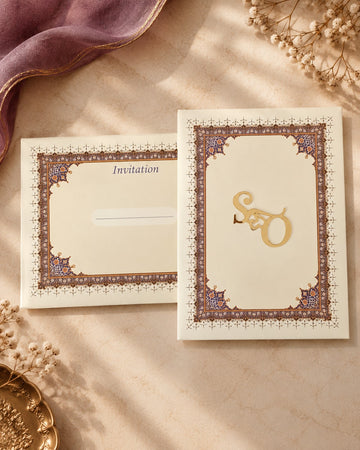 Classic Ornamental Wedding Invitation