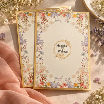 Elegant Floral Wedding Invitation