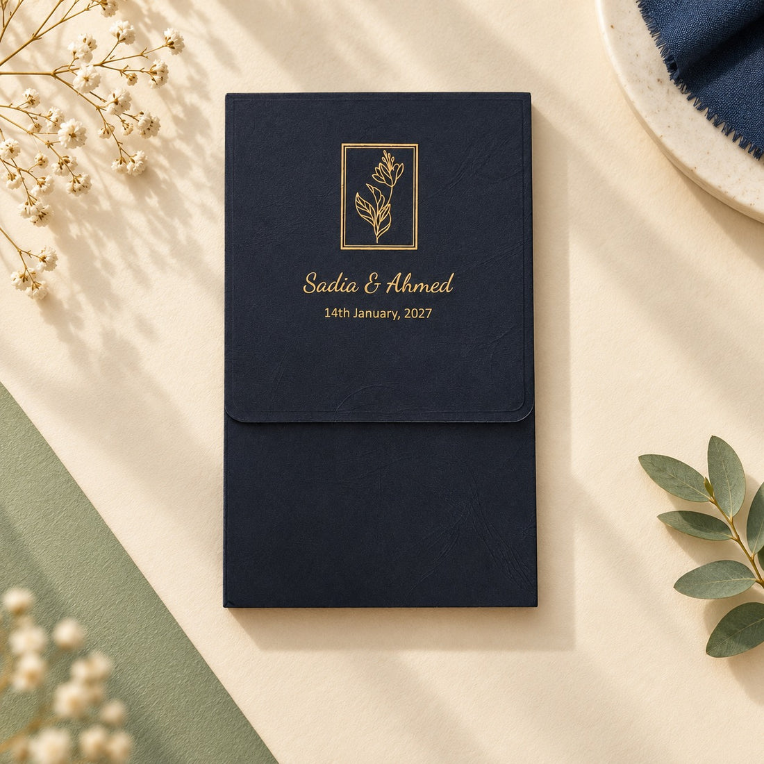 Luxury Arch-Shaped Wedding Invitation