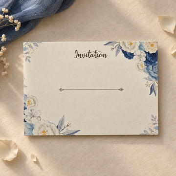 Elegant Floral Wedding Invitation Set