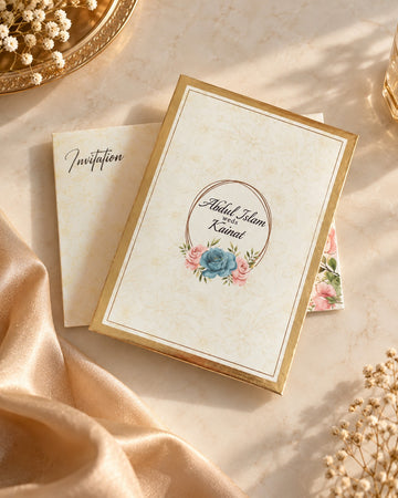 Floral Elegance Wedding Invitation