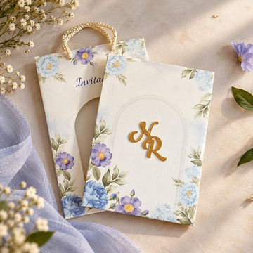 Elegant Floral Wedding Invitation