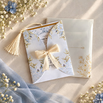 Elegant Floral Wedding Invitation