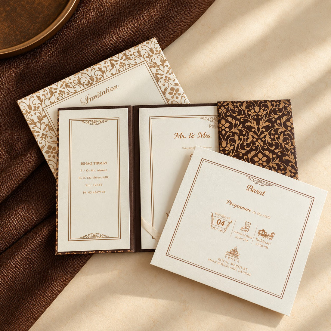Classic Damask – Premium Wedding Invitation