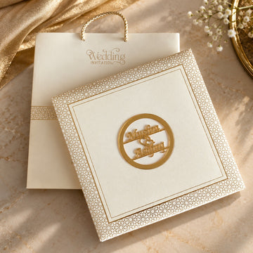 Royal Ivory & Gold – Premium Wedding Invitation