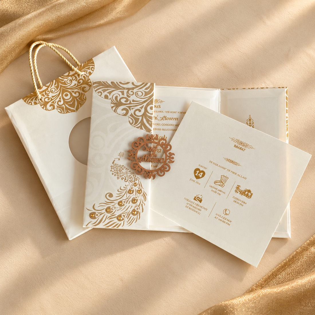 Royal Peacock – Premium Wedding Invitation